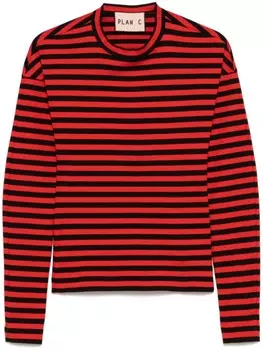 Футболка Бретон Plan C, красный