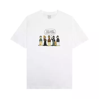 Футболка Bricks &amp; Wood x Felt Shout Tee 'White', белый