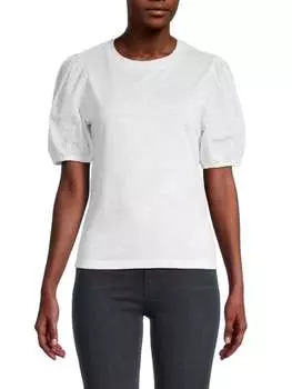 Футболка brigerton с объемными рукавами Sanctuary White