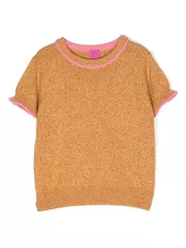 Футболка Brighton из смеси хлопка и кашемира Cashmere in Love Kids, желтый