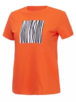 Футболка Brille Abstract art, оранжевый