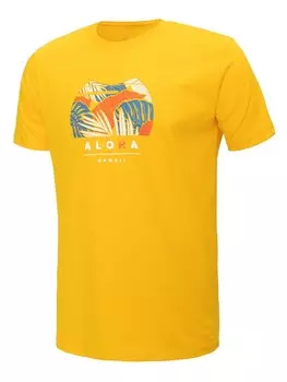 Футболка Brille Aloha, желтый