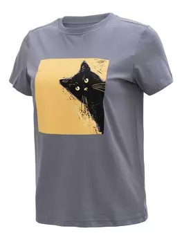 Футболка Brille CAT, серый
