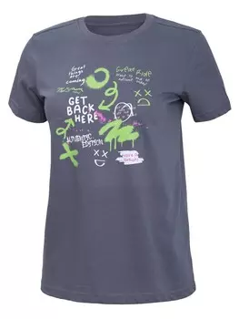 Футболка Brille DOODLES, серый