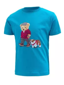 Футболка Brille GO FOR A WALK, синий