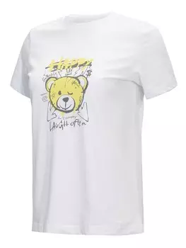 Футболка Brille Happy Bear, белый