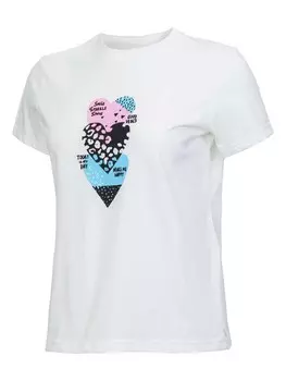 Футболка Brille Hearts, белый