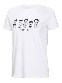 Футболка Brille KOKESHI DOLLS, белый