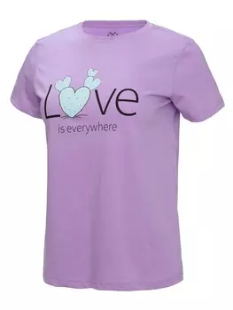 Футболка Brille LOVE, фиолетовый