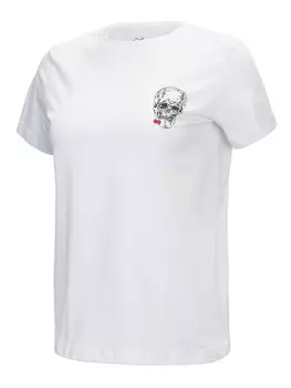 Футболка Brille Skull Cherries, белый
