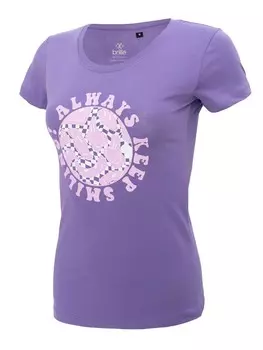 Футболка Brille SMILING, фиолетовый