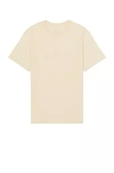 Футболка Brixton Alpha Thread Short Sleeve Standard, цвет Cream & Sand
