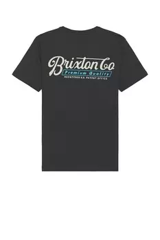 Футболка Brixton Belford Short Sleeve Tailored, черный