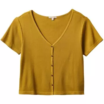 Футболка Brixton Monty с V-образным вырезом — женская, willow