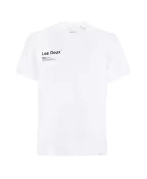 Футболка Brody с круглым вырезом и принтом на спине Les Deux, белый
