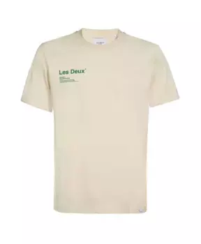 Футболка Brody с круглым вырезом и принтом на спине Les Deux, белый