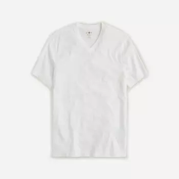 Футболка Broken-In с v-образным вырезом J.Crew, белый