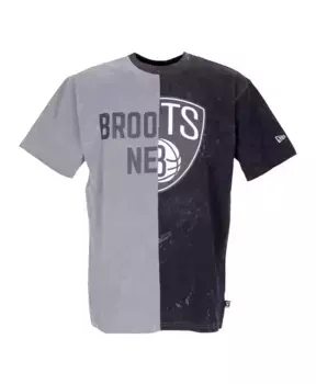 Футболка Brooklyn Nets с графическим рисунком New Era, мультиколор