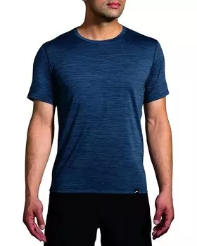 Футболка Brooks Luxe, цвет Heather Blue Slate
