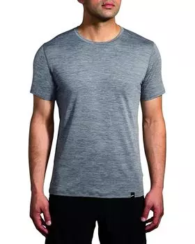 Футболка Brooks Luxe, цвет Heather Charcoal