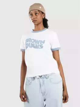 Футболка Brown Ducks Ringer Carhartt Wip, белый