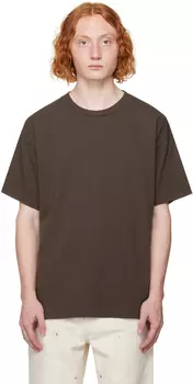 Футболка Brown University шоколадного цвета John Elliott