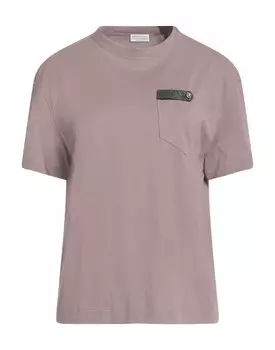 Футболка Brunello Cucinelli, бледно-розовый