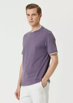 Футболка Brunello Cucinelli, фиолетовый