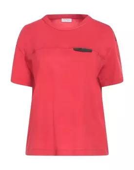 Футболка Brunello Cucinelli, красный