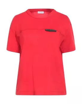 Футболка Brunello Cucinelli, красный