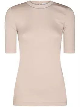 Футболка Brunello Cucinelli с декором Monili, серый