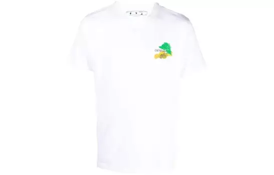 Футболка Brush Arrows Slim Skate S/S Off-White, белый