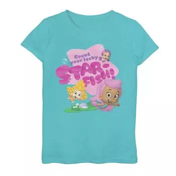 Футболка Bubble Guppies Lucky Star Fish для девочек 7–16 лет Licensed Character