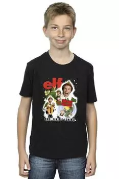 Футболка Buddy с коллажем Elf, черный