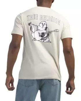 Футболка Будды True Religion, цвет Fog