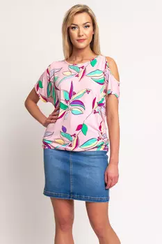 Футболка Budmil, розовый/зеленый