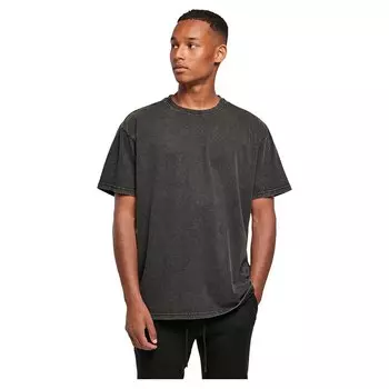 Футболка Build Your Brand Acid Washed Heavy Oversized, серый