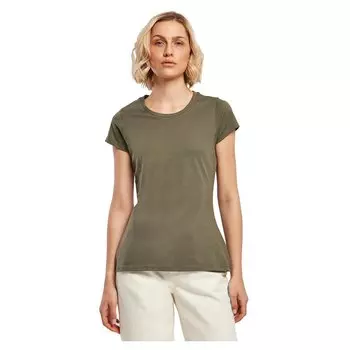 Футболка Build Your Brand Basic BB012 Short Sleeve Crew Neck, зеленый
