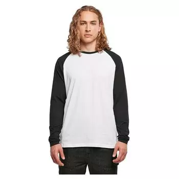 Футболка Build Your Brand Contrast Raglan, белый