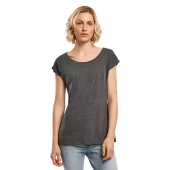 Футболка Build Your Brand Wide Neck, серый