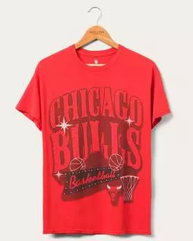 Футболка Bulls Bright Lights Junk Food Clothing, красный