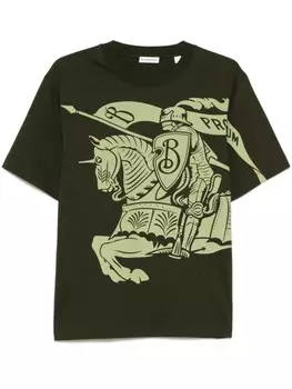 Футболка Burberry Equestrian Knight, зеленый