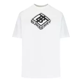 Футболка Burberry Graphic Cotton Tee, белый
