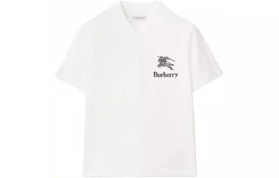 Футболка Burberry Kids, белый