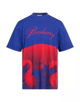 Футболка Burberry, ярко-синий