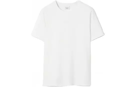 Футболка Burberry с логотипом и короткими рукавами, белый