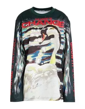 Футболка Burberry, темно-зеленый