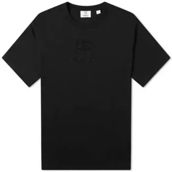Футболка Burberry Tempah Embroidered Logo, черный