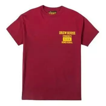 Футболка burgundy community t-shirt 'red' Drew House, красный
