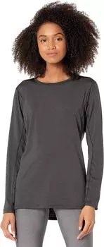 Футболка Burton Essential Tech Long Sleeve Crew, цвет True Black Heather